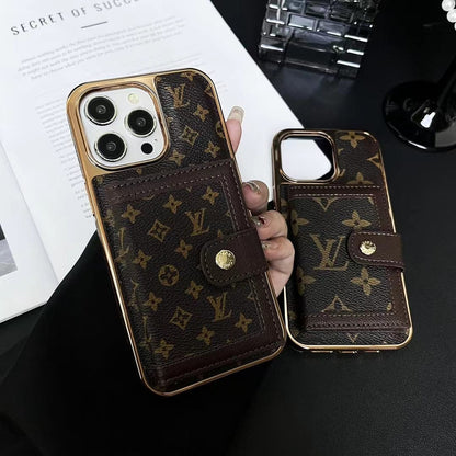 HypedEffects Luxurious louis vuitton iPhone Case | louis vuitton Pocket Wallet Phone Case