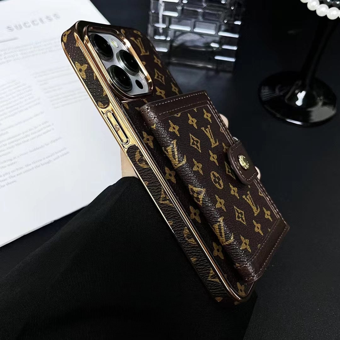 HypedEffects Luxurious louis vuitton iPhone Case | louis vuitton Pocket Wallet Phone Case