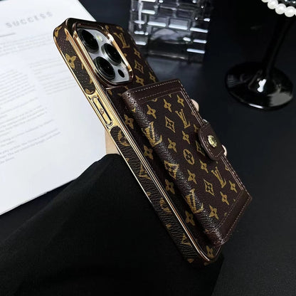 HypedEffects Luxurious louis vuitton iPhone Case | louis vuitton Pocket Wallet Phone Case