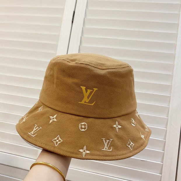 HypedEffects Luxurious Louis Vuitton Mustard Bucket Hat