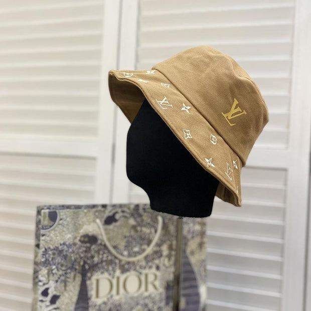 HypedEffects Luxurious Louis Vuitton Mustard Bucket Hat