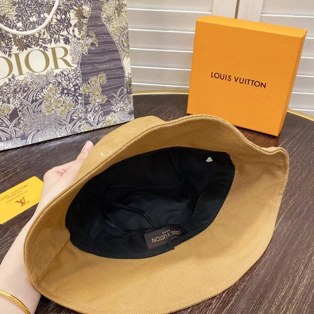 HypedEffects Luxurious Louis Vuitton Mustard Bucket Hat