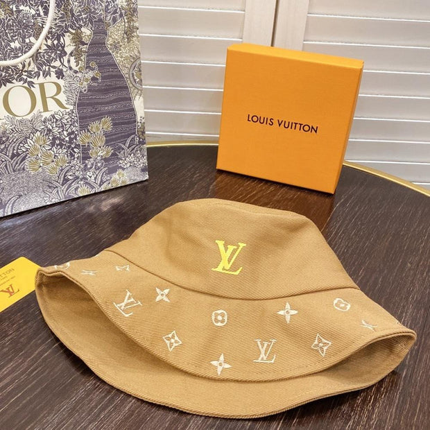 HypedEffects Luxurious Louis Vuitton Mustard Bucket Hat