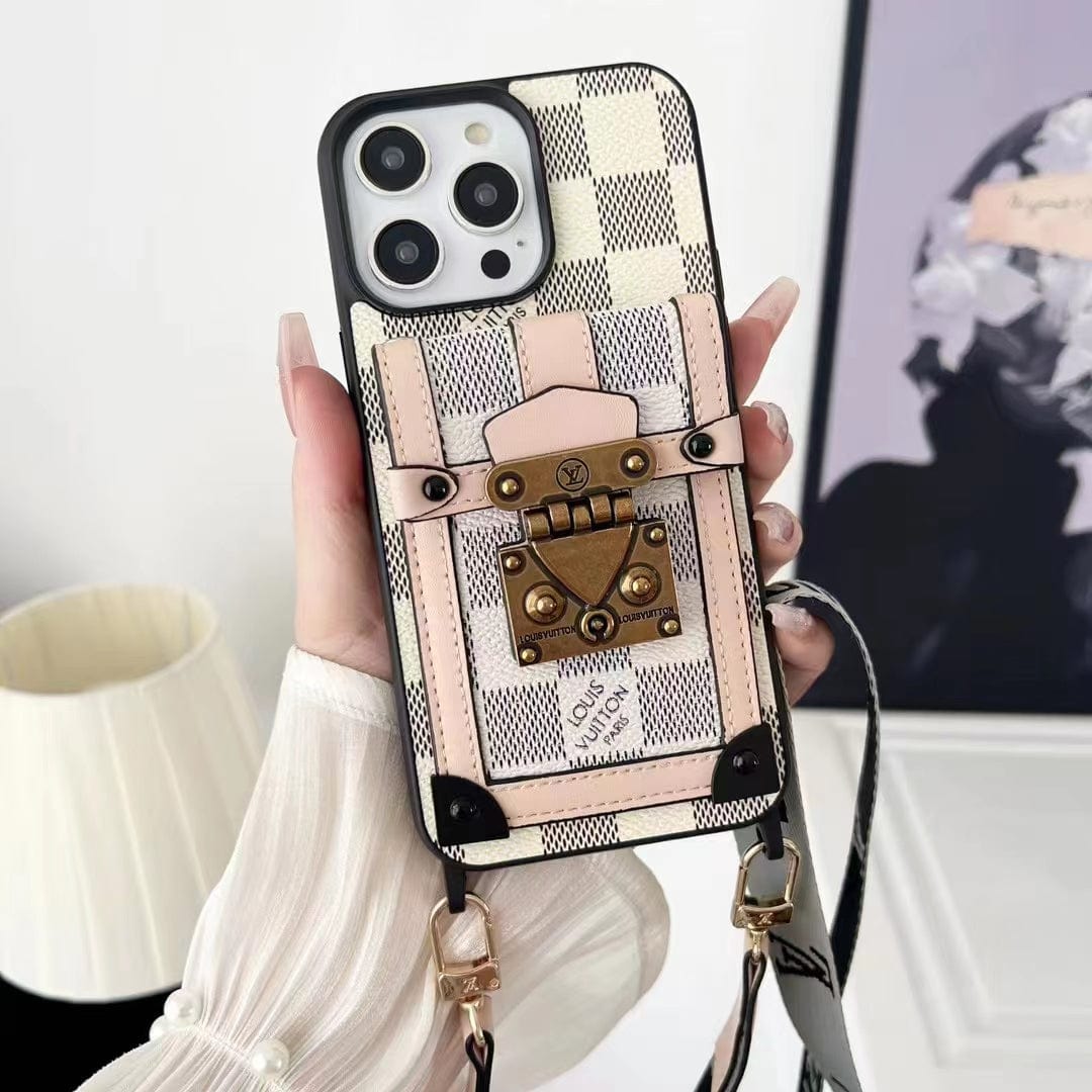 HypedEffects Luxury and Protection iPhone 15 Case with Hand Strap