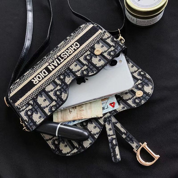 HypedEffects Luxury CD Leather Phone Bag For Mobile Phones