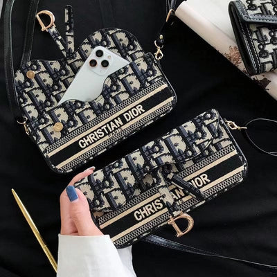 HypedEffects Luxury CD Leather Phone Bag For Mobile Phones