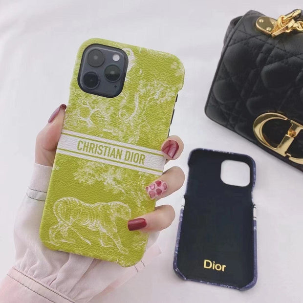 HypedEffects Luxury CD Leather Phone Case For Huawei