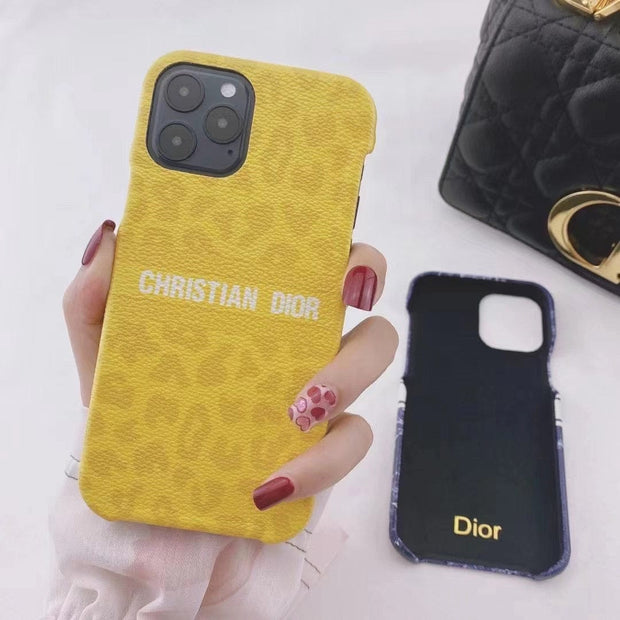 HypedEffects Luxury CD Leather Phone Case For Huawei