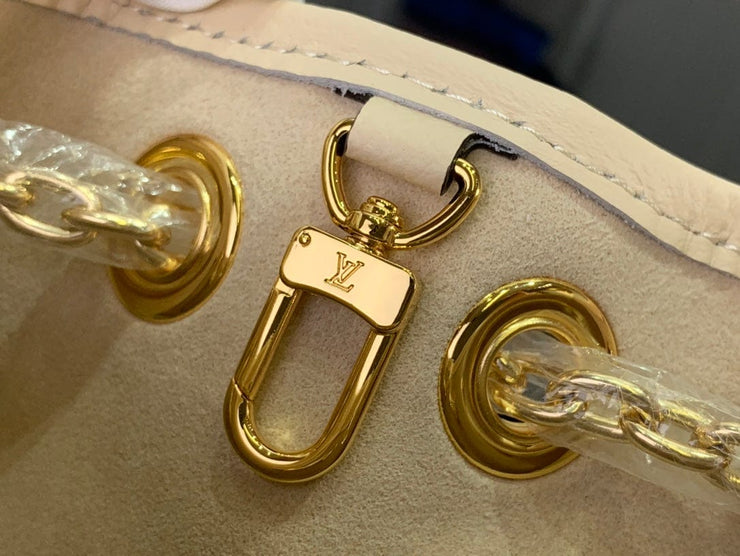 HypedEffects Luxury Denim Leather Bag in Black & Beige & Brown