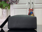 HypedEffects Luxury Denim Leather Bag in Black & Beige & Brown