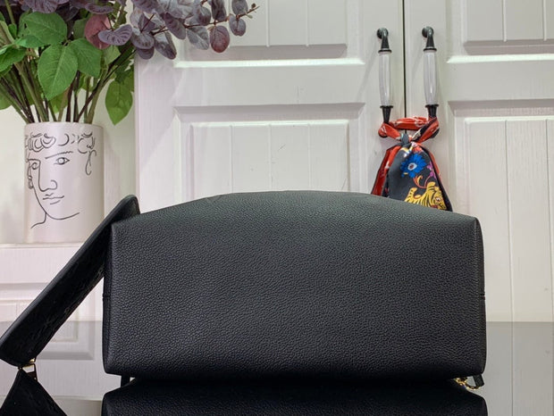 HypedEffects Luxury Denim Leather Bag in Black & Beige & Brown