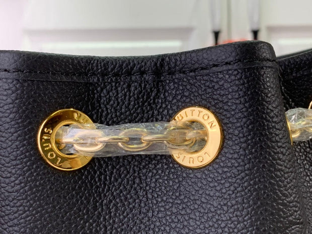 HypedEffects Luxury Denim Leather Bag in Black & Beige & Brown