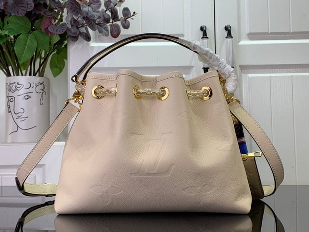 HypedEffects Luxury Denim Leather Bag in Black & Beige & Brown