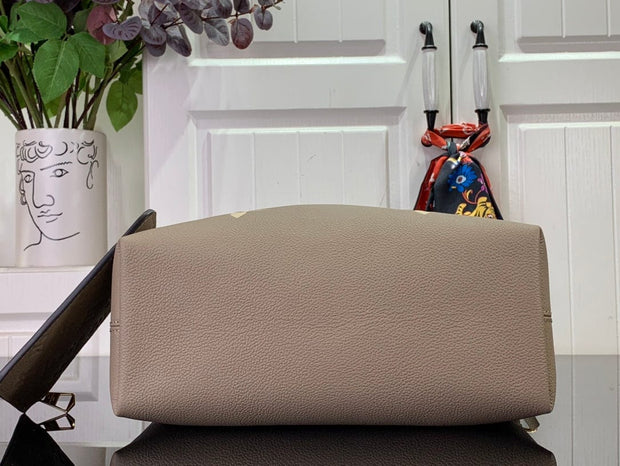 HypedEffects Luxury Denim Leather Bag in Black & Beige & Brown