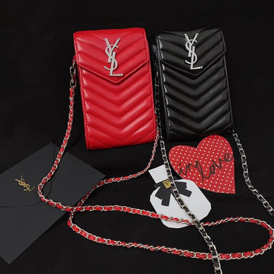 HypedEffects Luxury Ysl Phone Crossbody Bag For All Types Of Mobile Phones