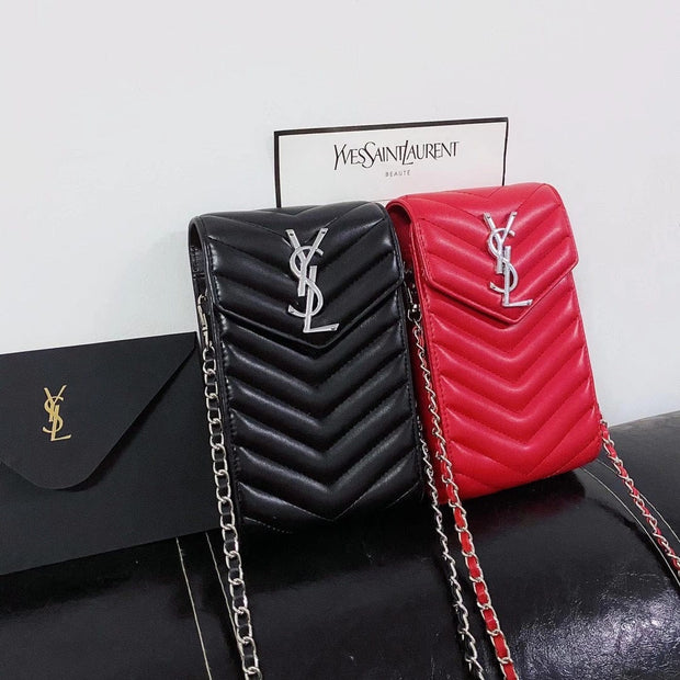 HypedEffects Luxury Ysl Phone Crossbody Bag For All Types Of Mobile Phones