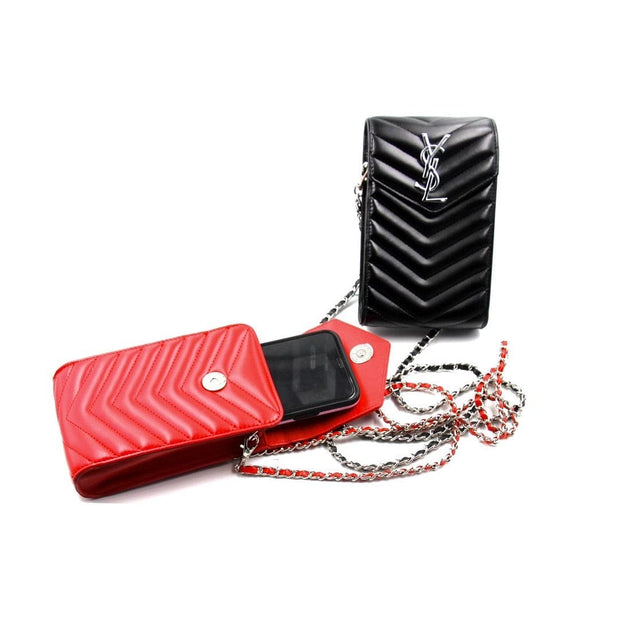 HypedEffects Luxury Ysl Phone Crossbody Bag For All Types Of Mobile Phones