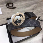 HypedEffects Lxurious Black Gucci Belt SiLouis Vuittoner Finished Logo