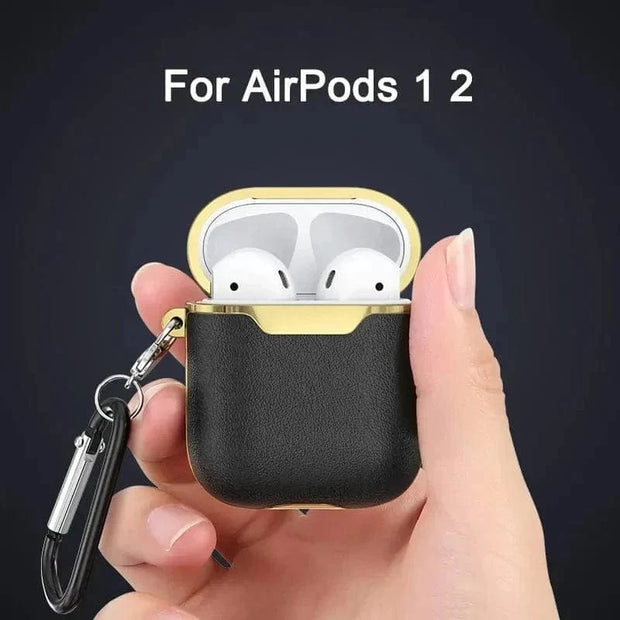 HypedEffects Lxurious Leather Case For Airpods