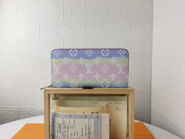 HypedEffects MultiColor Louis Vuitton Leather Zipper Wallet