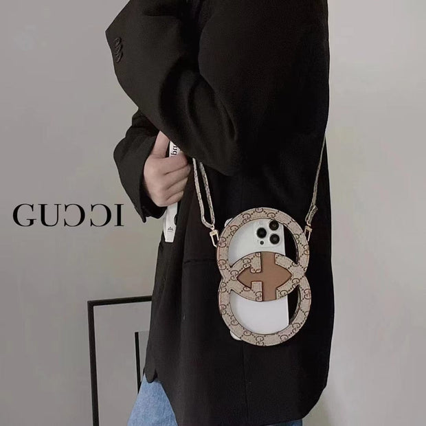 HypedEffects New Luxury Gucci Crossbody Phone Holder Bag/wallet