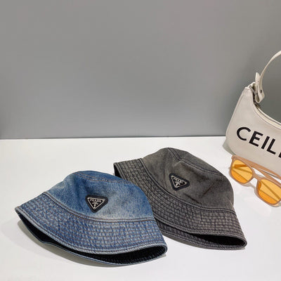 HypedEffects Prada Re-Nylon Bucket Hat for women- Sustainable Style and Versatile Design