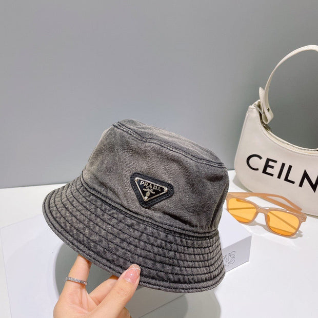 HypedEffects Prada Re-Nylon Bucket Hat for women- Sustainable Style and Versatile Design