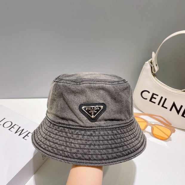 HypedEffects Prada Re-Nylon Bucket Hat for women- Sustainable Style and Versatile Design