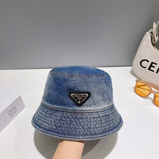HypedEffects Prada Re-Nylon Bucket Hat for women- Sustainable Style and Versatile Design