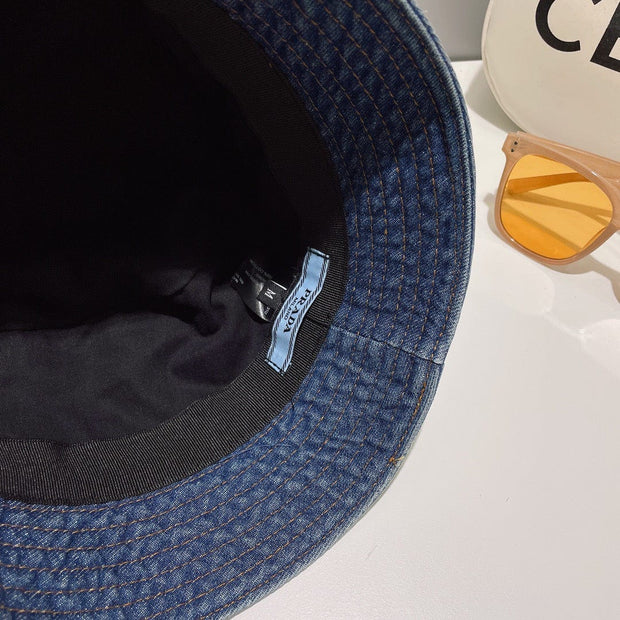 HypedEffects Prada Re-Nylon Bucket Hat for women- Sustainable Style and Versatile Design