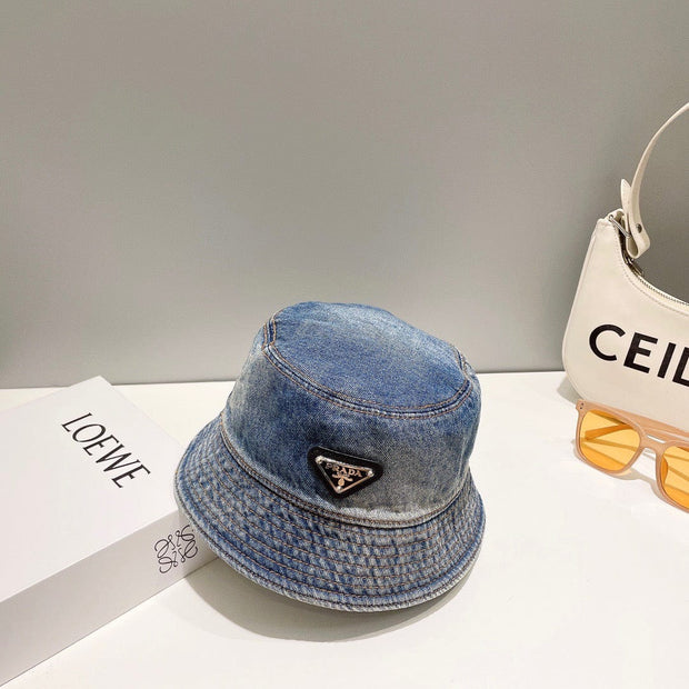 HypedEffects Prada Re-Nylon Bucket Hat for women- Sustainable Style and Versatile Design