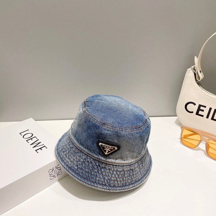 HypedEffects Prada Re-Nylon Bucket Hat for women- Sustainable Style and Versatile Design