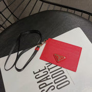 HypedEffects Prada Saffiano Leather Card Holders wallet with Lanyard - Multi-Color Set