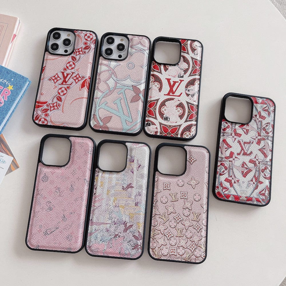 HypedEffects Red and Pink louis vuitton iPhone Cases - Perfect Fit for Various iPhone Models