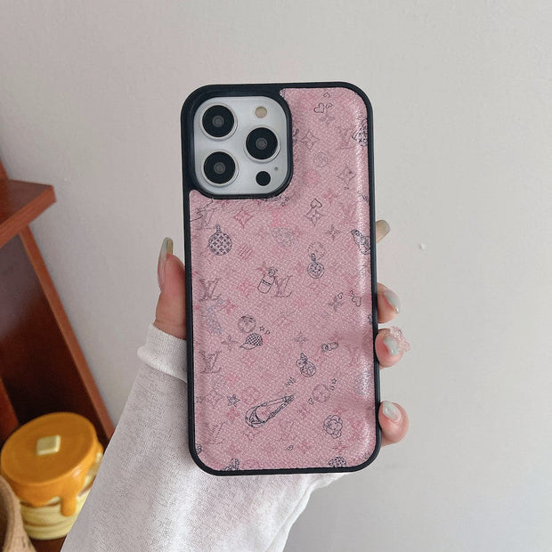 HypedEffects Red and Pink Louis Vuitton iPhone Cases - Perfect Fit for Various iPhone Models