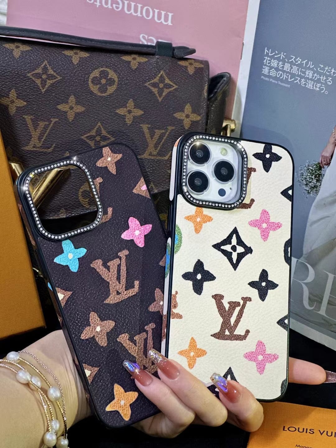 HypedEffects Stylish louis vuitton iPhone Case iphone 15, iphone 15Pro, iphone 15Pro Max