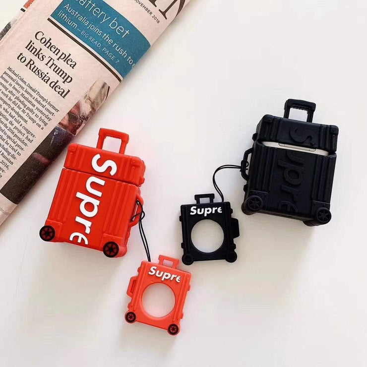 HypedEffects Supreme Airpod Case - Suitcase Style