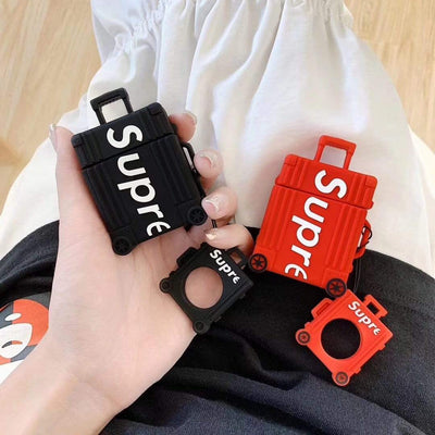 HypedEffects Supreme Airpod Case - Suitcase Style