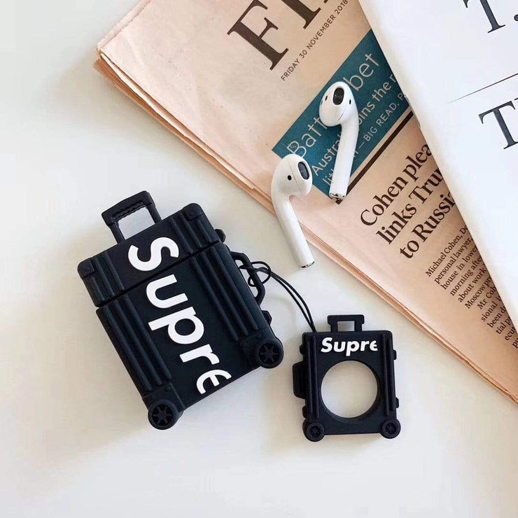 HypedEffects Supreme Airpod Case - Suitcase Style