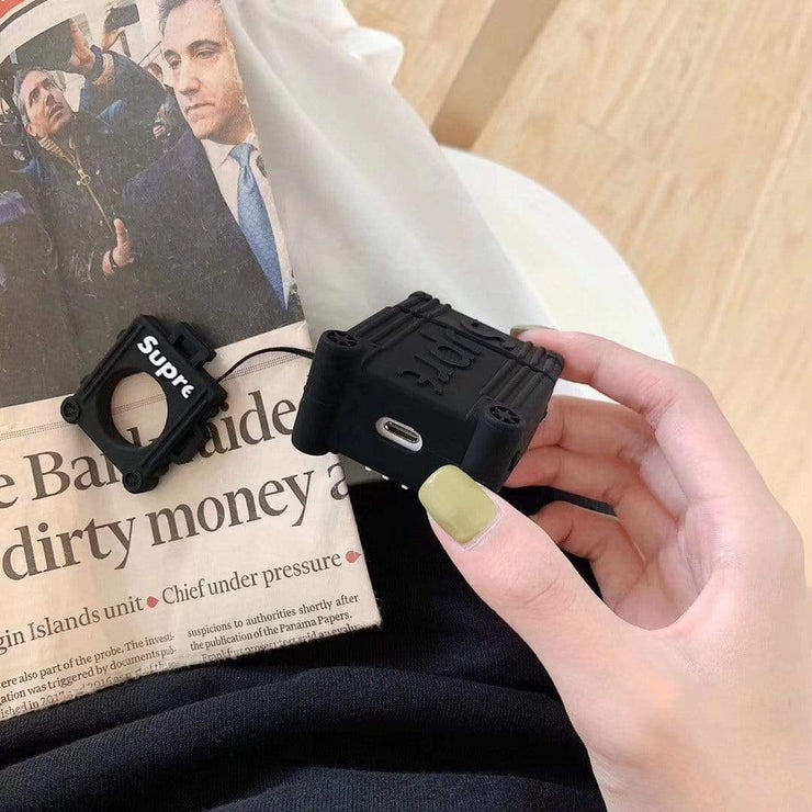 HypedEffects Supreme Airpod Case - Suitcase Style