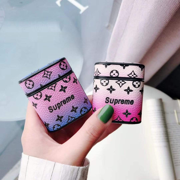 HypedEffects Supreme And Chanel Airpods 1 & 2 Cases