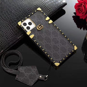 Looopix 2024 Gucci Leather Case for iPhone 16