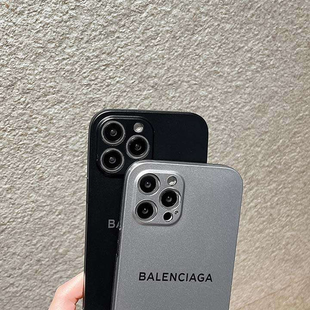 Looopix Black & Silver Balenciaga iPhone Cover