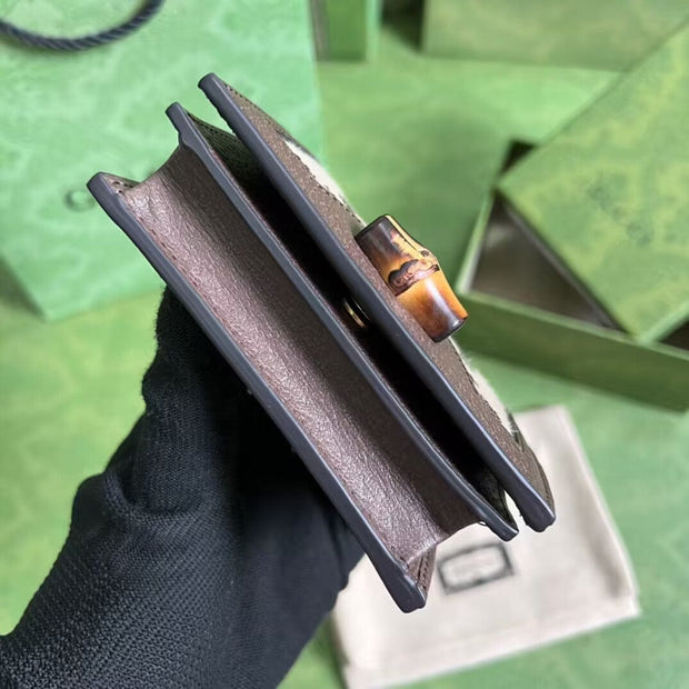 Looopix Brown Gucci Leather Wallet