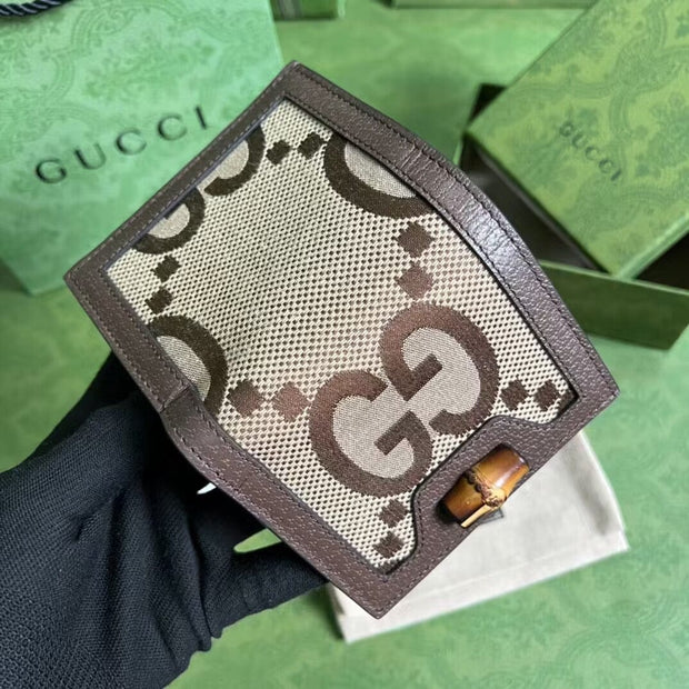 Looopix Brown Gucci Leather Wallet