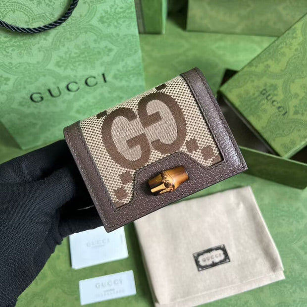 Looopix Brown Gucci Leather Wallet