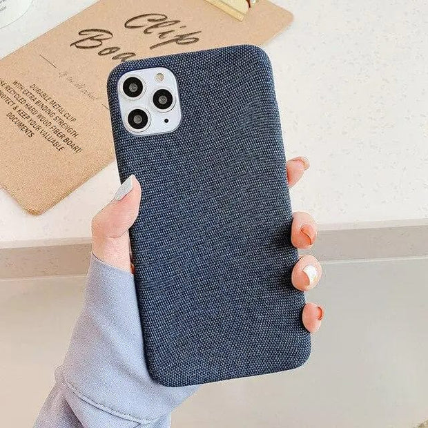 Looopix Canvas Phone Case for iPhone 11, iPhone 12