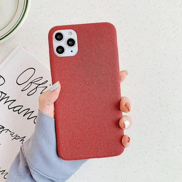 Looopix Canvas Phone Case for iPhone 11, iPhone 12