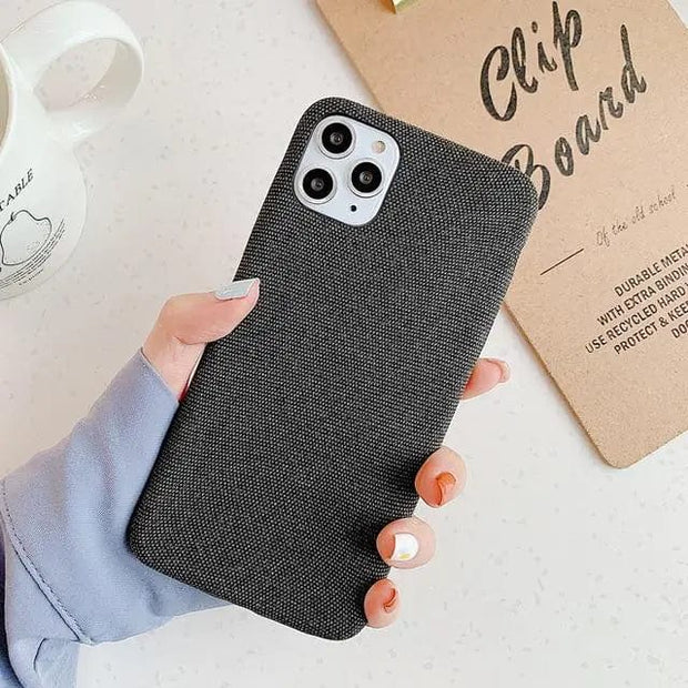 Looopix Canvas Phone Case for iPhone 11, iPhone 12