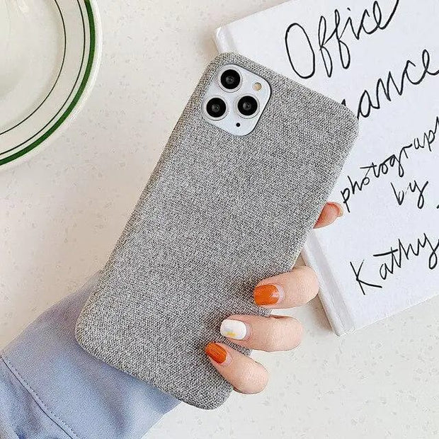 Looopix Canvas Phone Case for iPhone 11, iPhone 12